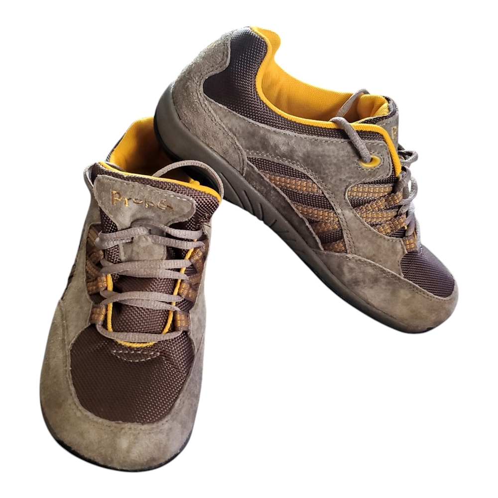 Propet Women's Brown and Yellow Casual Shoes Size 6